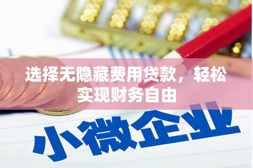 霍林郭勒选择无隐藏费用贷款，轻松实现财务自由