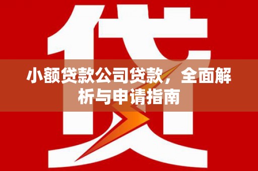 霍林郭勒小额贷款公司贷款，全面解析与申请指南
