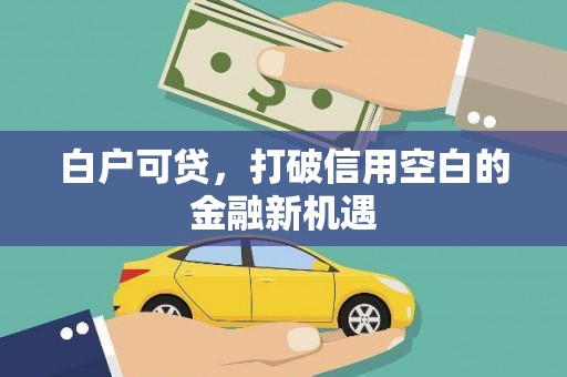 霍林郭勒白户可贷，打破信用空白的金融新机遇