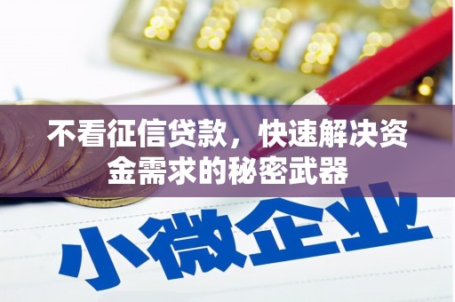 霍林郭勒不看征信贷款，快速解决资金需求的秘密武器