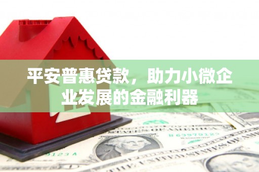 霍林郭勒平安普惠贷款，助力小微企业发展的金融利器