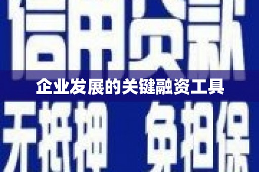 霍林郭勒企业发展的关键融资工具