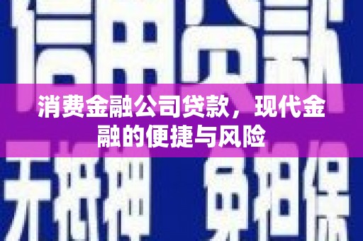 霍林郭勒消费金融公司贷款，现代金融的便捷与风险