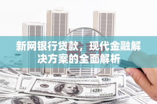 霍林郭勒新网银行贷款，现代金融解决方案的全面解析