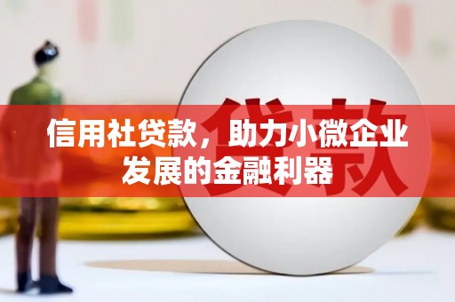霍林郭勒信用社贷款，助力小微企业发展的金融利器